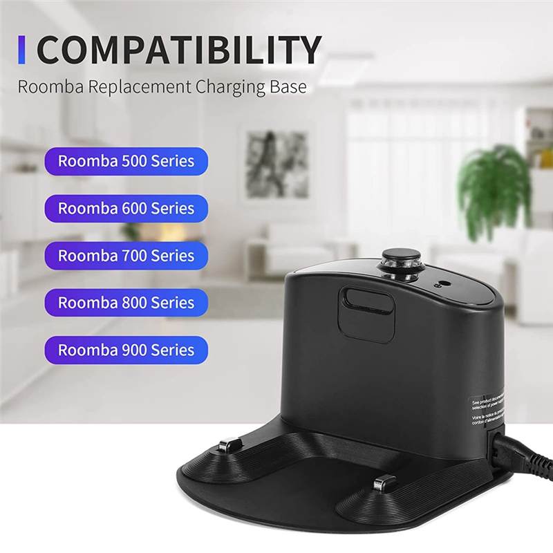 แท่นชาร์จสำหรับ iRobot Roomba E5 E6 I1 I3 I4 I6 I7 I8 600 700 800ชุดแท่นชาร์จฐาน EU เสียบ