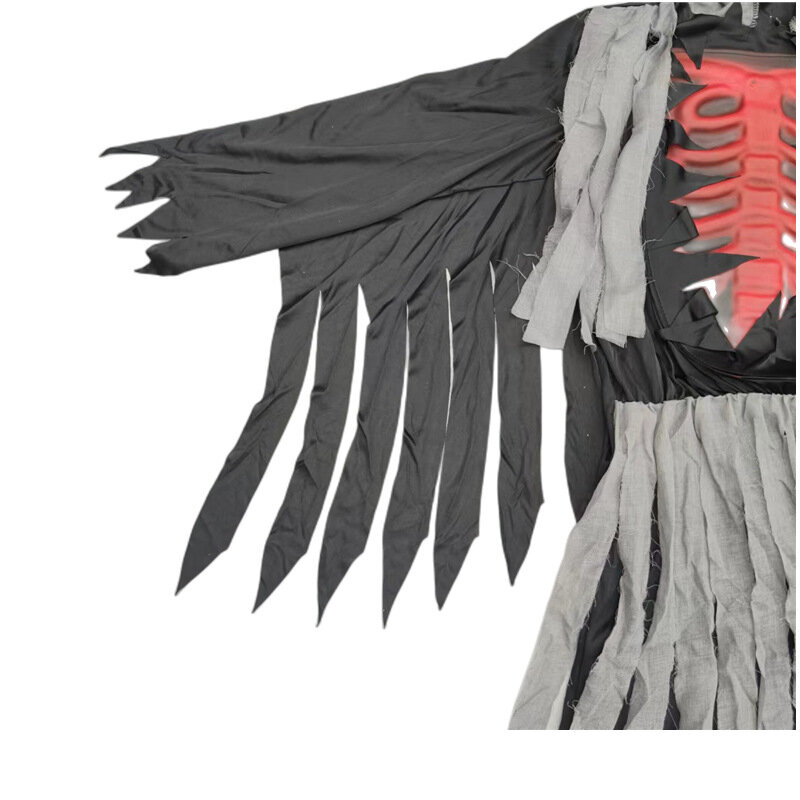 Kostum Cosplay the Dead Masquerade jubah horor dan topeng Halloween alat peraga pakaian