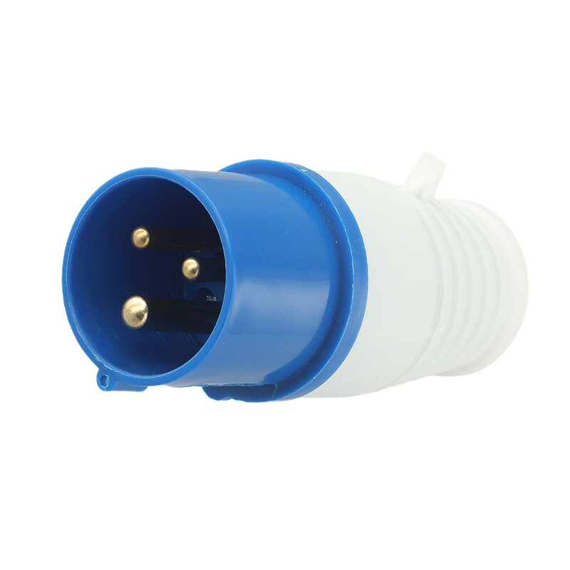 Male/Female 240V 16A 3 Pin Blue Site Industrial Plug and Socket with IP44 Rating for High Current Applications