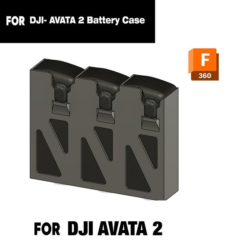 Uav Ptz Accessoires Shuttle Petg Accu Bescherming Case Antenne Camera Batterij Opbergdoos Voor Dji Avata 2 S6a5