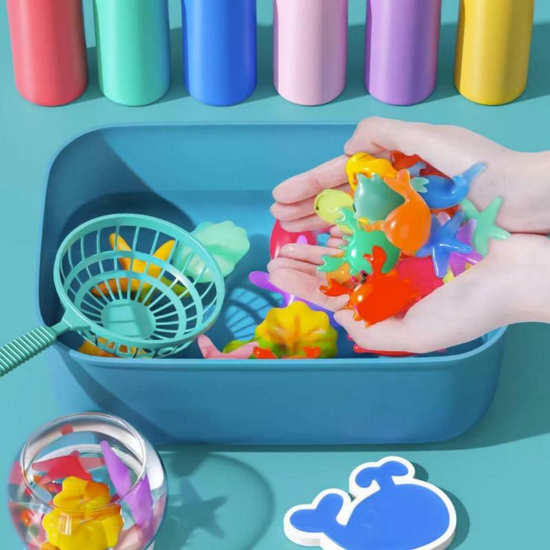 Magiczny Aqua Fayry wodny Elf zestaw Montessori żel ręcznie malowany obraz 3D foremki magiczne wodne zabawki aktywności Creactive zestawy rzemieślnicze