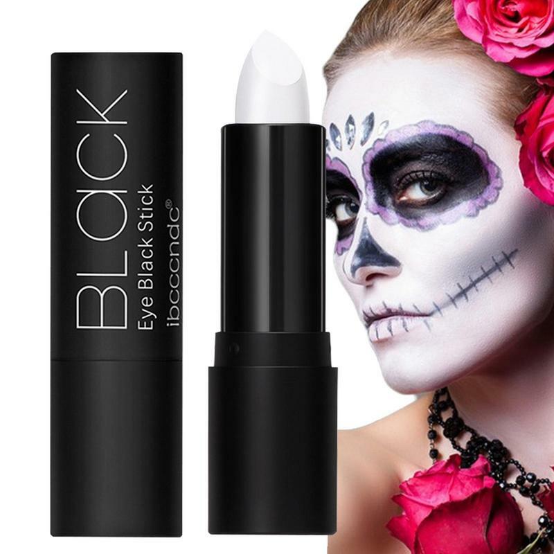 Black Eyes Face Body Paint Stick Cream Makeup Pen Safe Lightweight Halloween Costume Party Sports Waterproof Eye Black Stick
