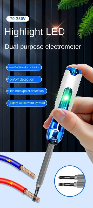Detecção de indução inteligente multifuncional de Break Points, Zero Live Electricista, High Sensitivity Test Pen