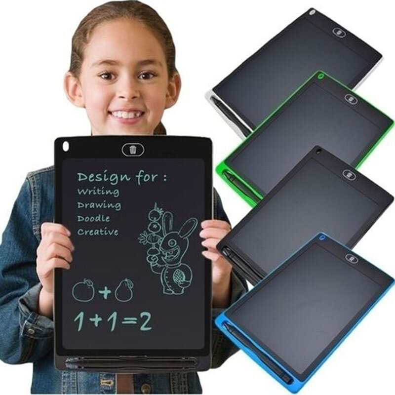 LCD 스크린 전자 드로잉 보드, 디지털 그래픽 드로잉 태블릿, 어린이용 필기 패드 보드, 12 인치