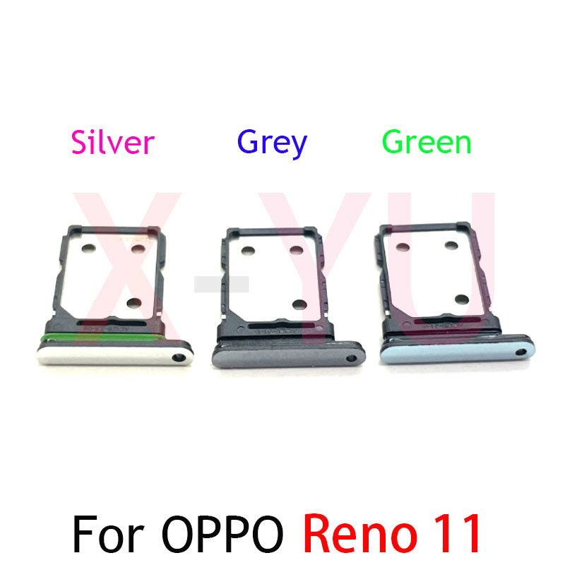 For OPPO Reno 11 Pro SIM Card Tray Slot Holder Adapter Socket Repair Parts