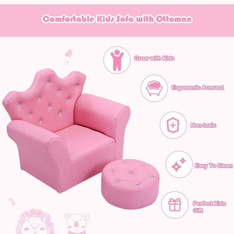 Costzon-muebles de dormitorio para niños pequeños, cristal integrado, regalo de cumpleaños para niños y niñas