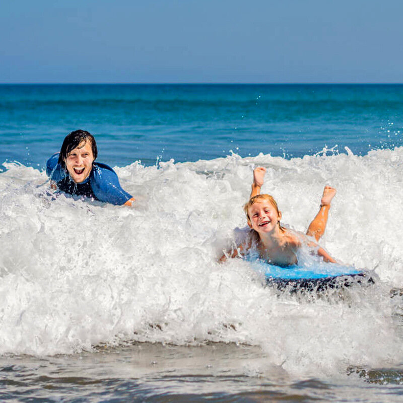 Ao ar livre inflável prancha de surf portátil bodyboard adulto crianças natação seguro leve kickboard mar surf wakeboard