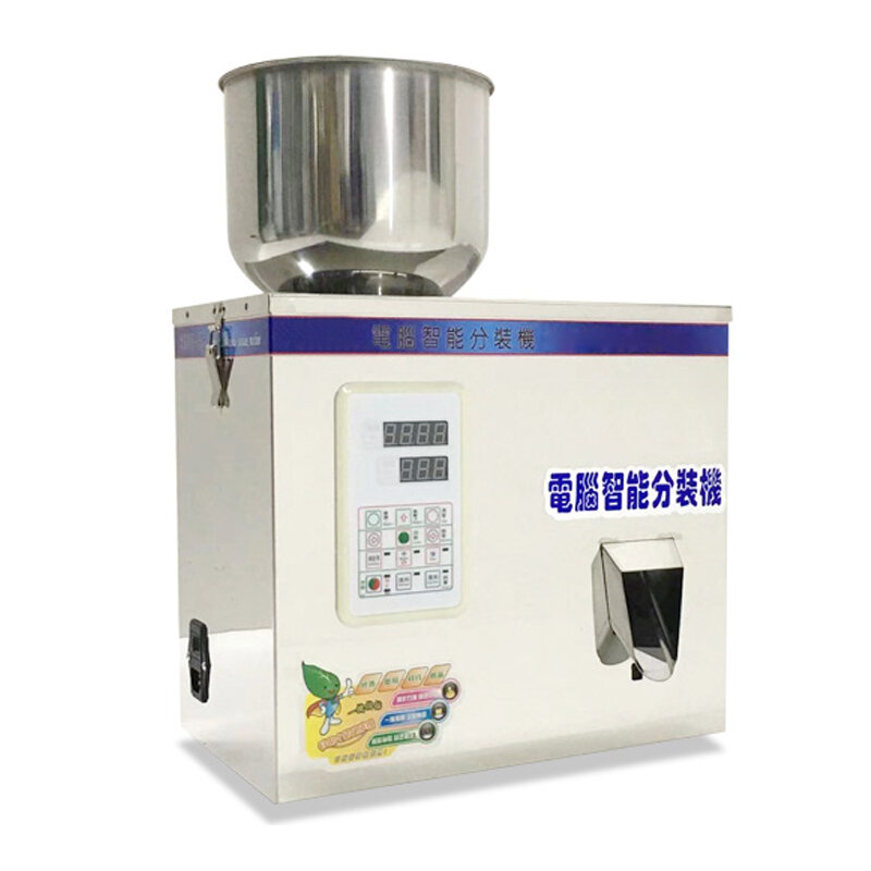 1-120g/1-200g kantong partikel mesin kemasan teh perangkat keras bubuk kacang Granule kontrol Digital beratnya mesin pengisi otomatis