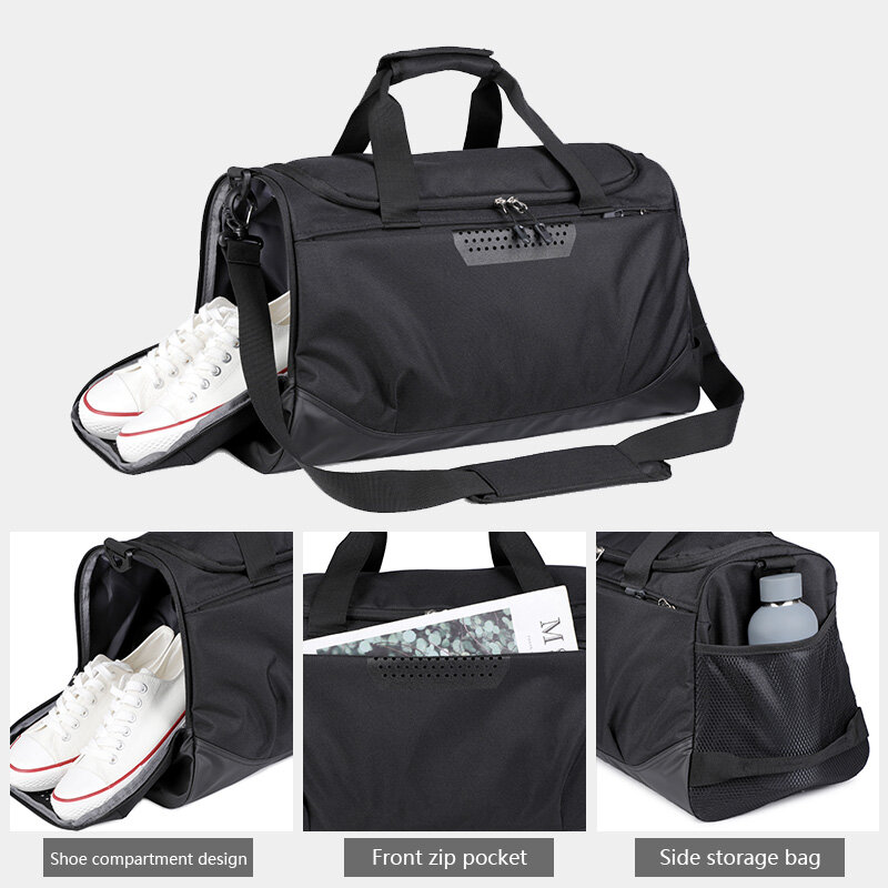 Персонализированная спортивная сумка для путешествий, водонепроницаемая сумка через плечо с логотипом