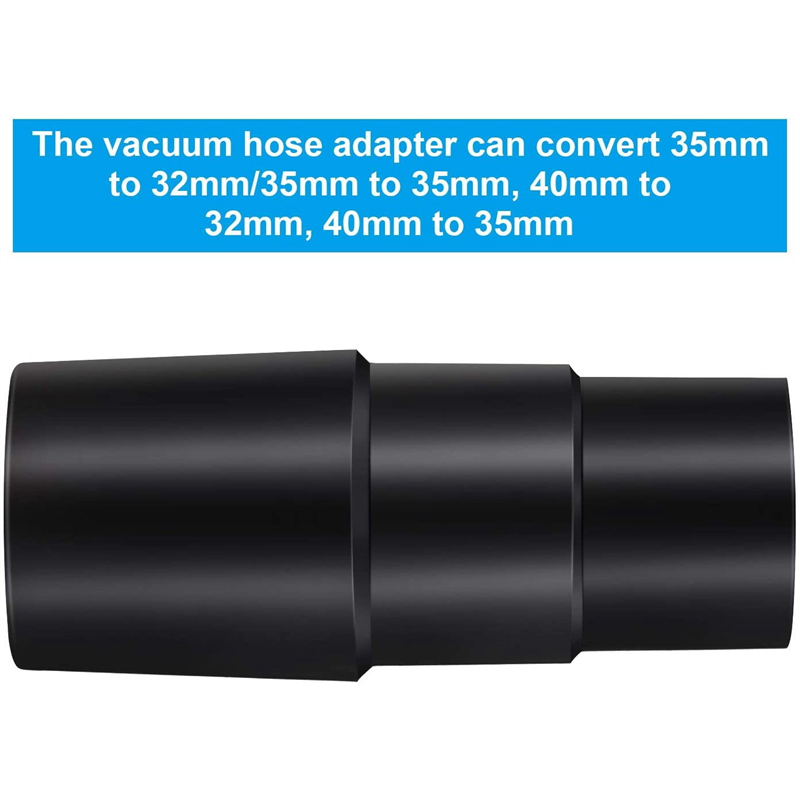 2 Pieces Vacuum Hose Adapter Cleaner Hose Universal Adapter Converter, 32mm 35mm 40mm Hose Reducer for Most Vacuum