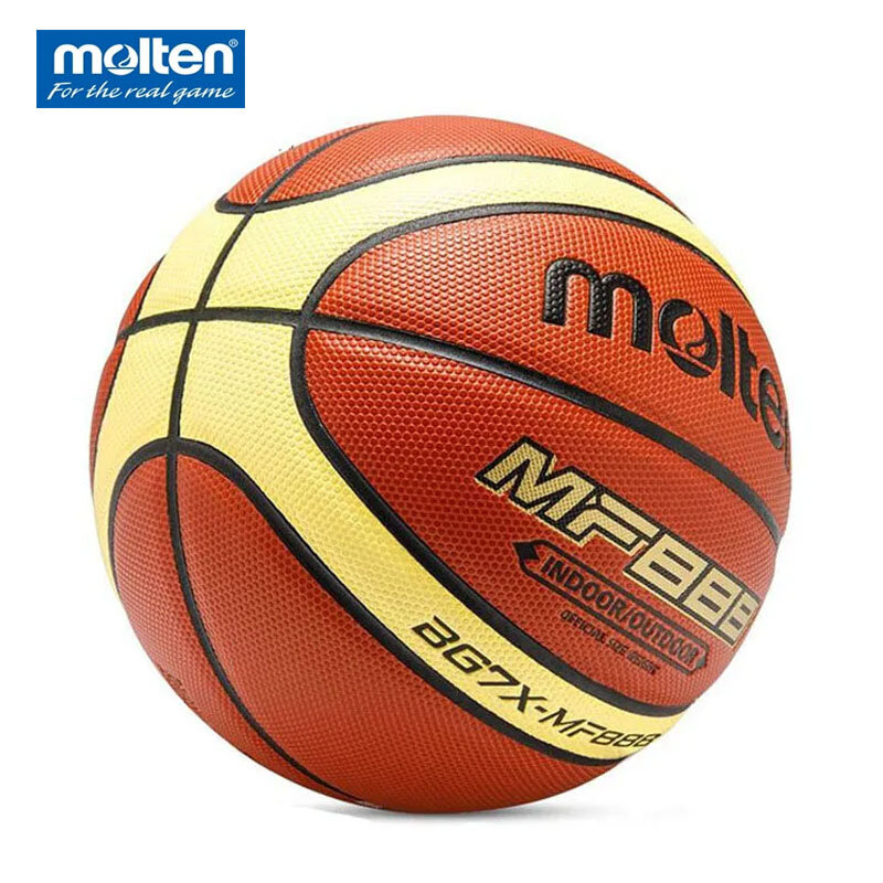 Geschmolzener Basketball BG7X-MF888 original offiziellen Indoor-und Outdoor-verschleiß festen PU-Leder-Trainings spiel rutsch festen Basketball