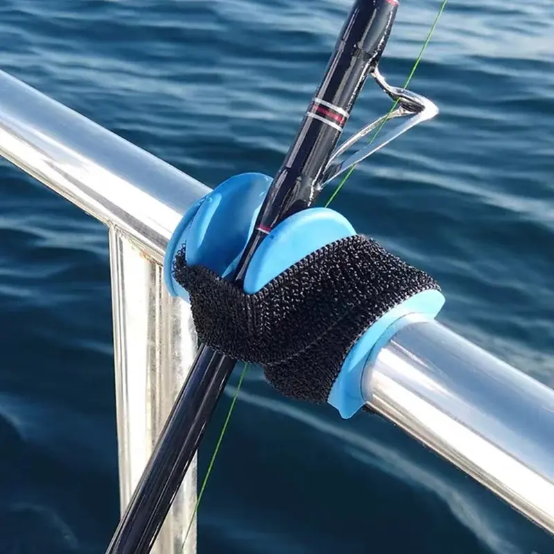 1 Pcs Fishing Rod Holder Keeper Lure Bait Holder U-shaped Rod Rack For Boat Marine Fishing Rod Fishing Gear Portable Accessories