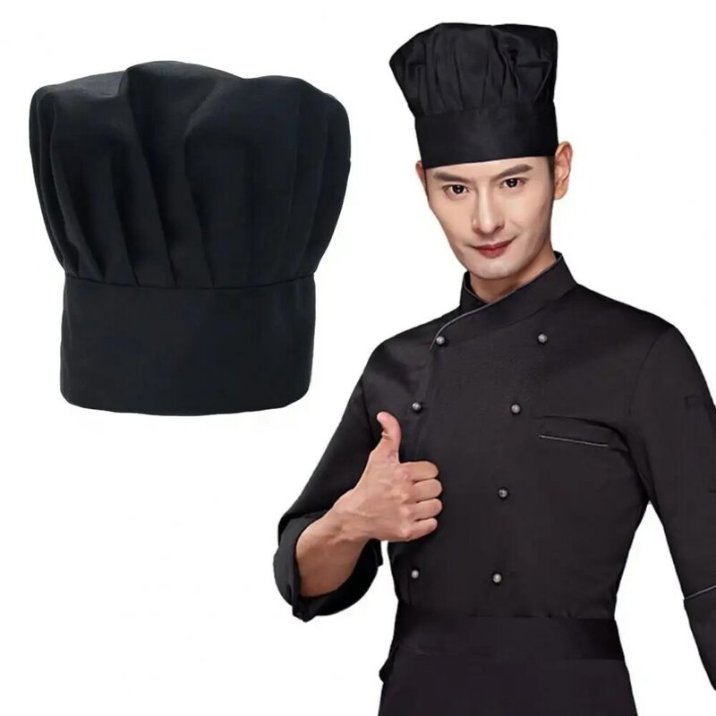 Мужская шляпа шеф-повара для ресторана профессиональная шляпа шеф-повара для кухни для кейтеринга однотонный белый костюм унисекс для выпечки