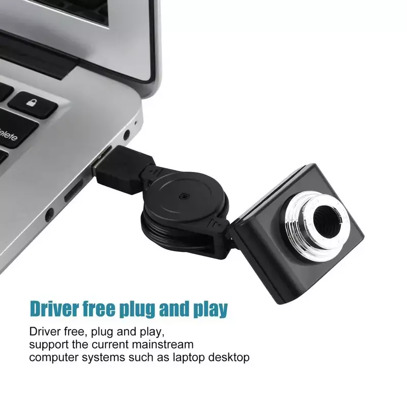 USB 편리한 노트북 컴퓨터 액세서리, 2024 미니 웹캠, 고화질 다기능 컴퓨터 웹 카메라 데스크탑, 신제품