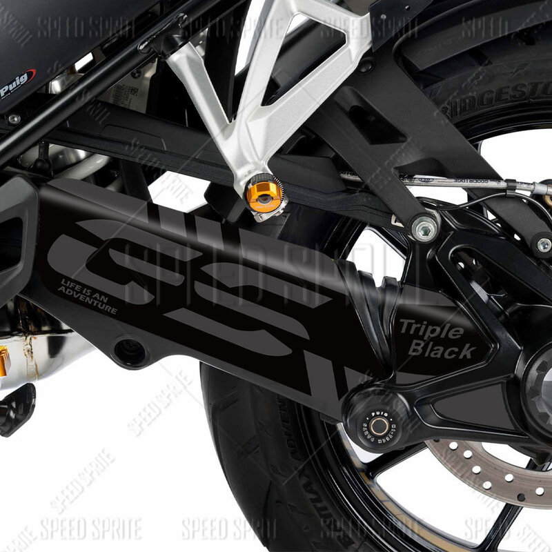 For BMW R1200 GS/GSA13-18 R1250 GS/Adv19-22 3M Motorcycle Swingarm Decal Adventure Triple Black Waterproof Sticker Accessories