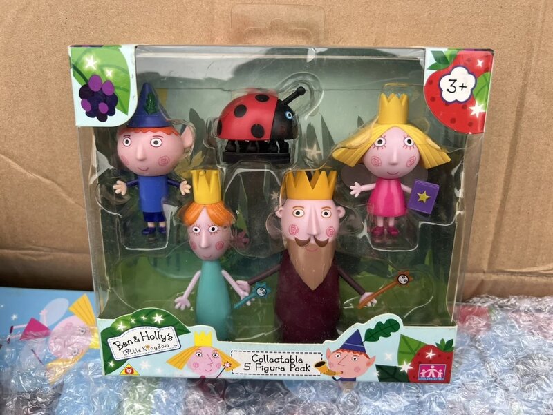 Figuras de acción de PVC de dibujos animados, juguetes de Ben y acebo, Little kingdom, regalo de cumpleaños y Navidad para niños