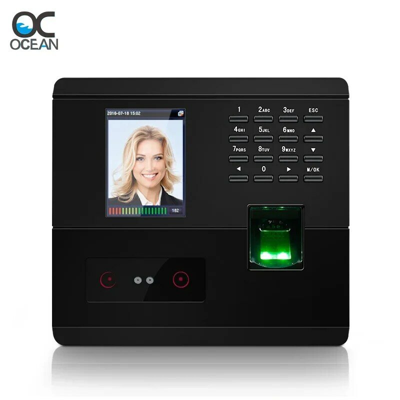Reconhecimento facial e impressão digital, Time Attendant, Access Control Terminal, Time Recording for Office, UF200