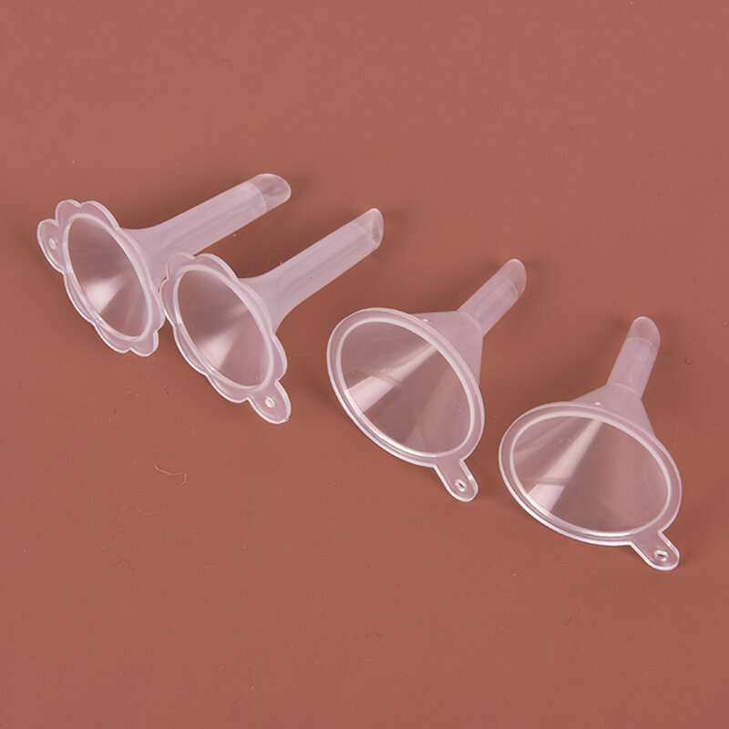 2Pcs/Lot Clear Funnel Small Funnel Plastic For Perfume Diffuser Bottle Accessories Mini Liquid Oil Funnels Labs