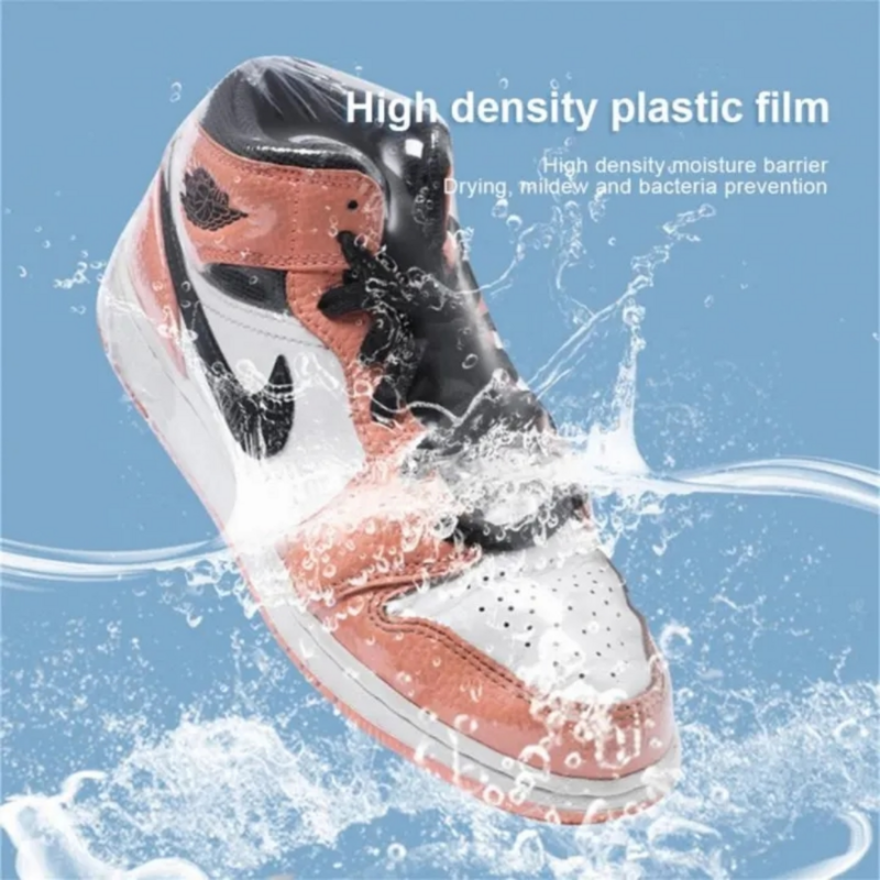 PVC熱収縮性透明フィルム10個セット,熱収縮透明PVCシールド,大型靴プロテクター