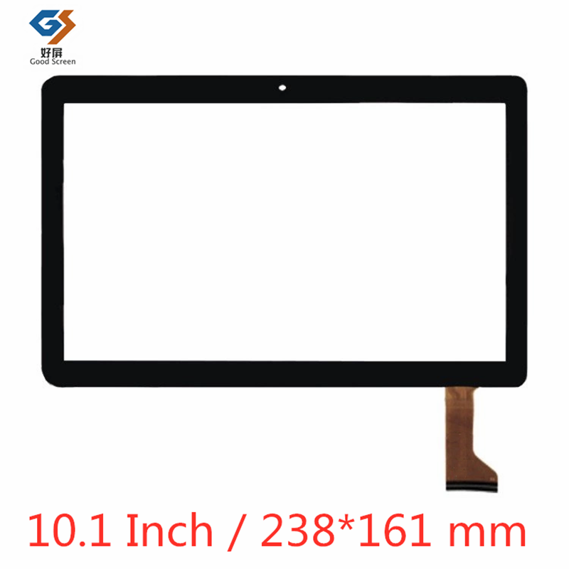 Black 10.1 inch Compatible P/N MCX-1288-FPC/FZ Capacitive Touch Screen Digitizer Sensor External Glass Panel 238*161 MM