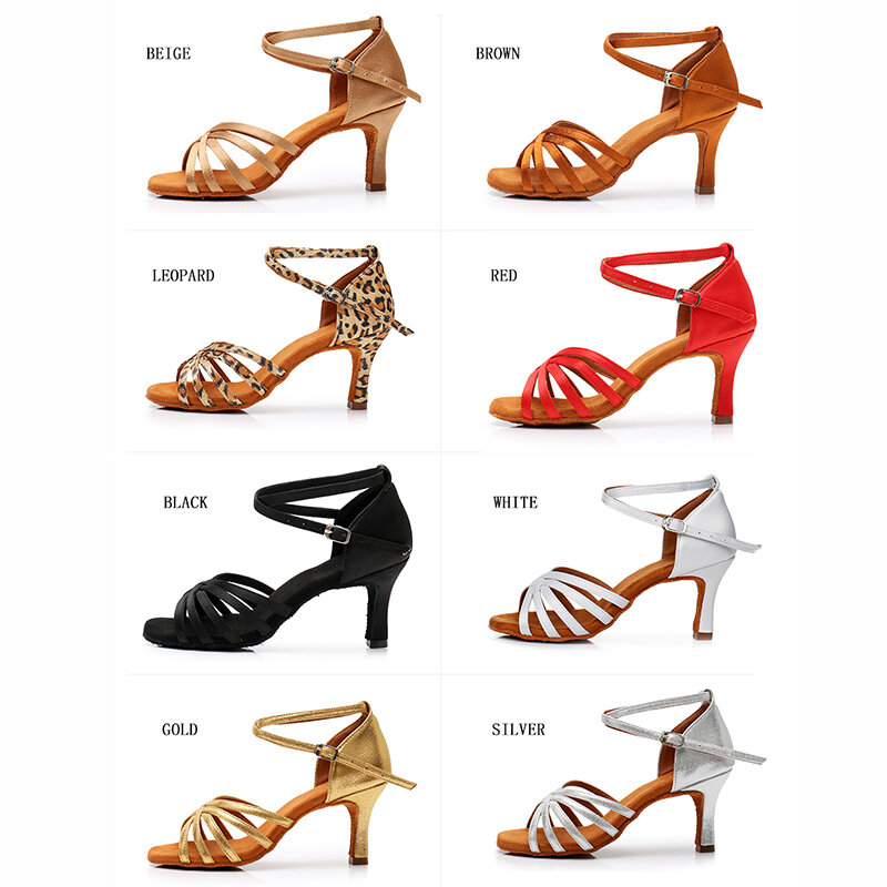 Sapatos de Dança de Salão para Mulheres e Meninas, Sola Suave, Jazz, Tango, Salsa, Latina, Prática, Sa