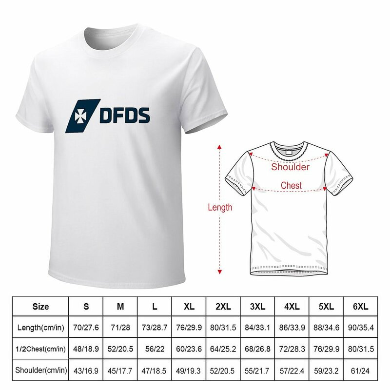 T-shirt DFDS abbigliamento anime abbigliamento vintage kawaii maglietta oversize da uomo