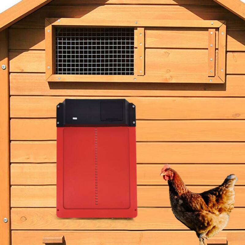 อัตโนมัติเล้าไก่ประตู Light Sensor ไก่ประตูคุณภาพสูงฟาร์มสัตว์เลี้ยงเป็ดกรงประตู Decor ฟาร์ม