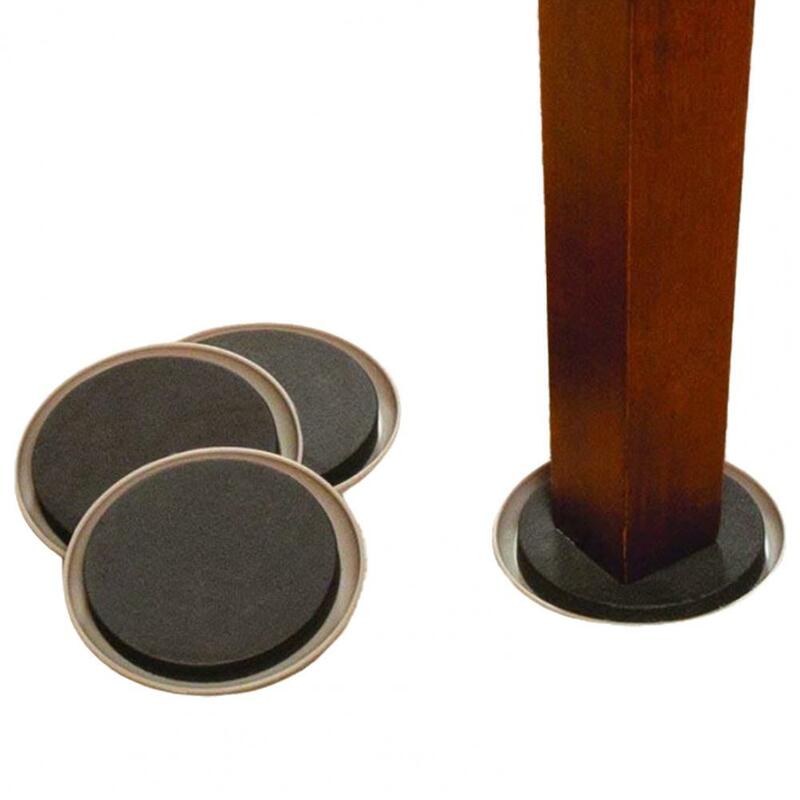 Podkładki przesuwne do mebli 20 szt. Wkładki do mebli do podłóg drewnianych osłony nogi do krzeseł wielokrotnego użytku okrągłe wytrzymałe wyciszenie