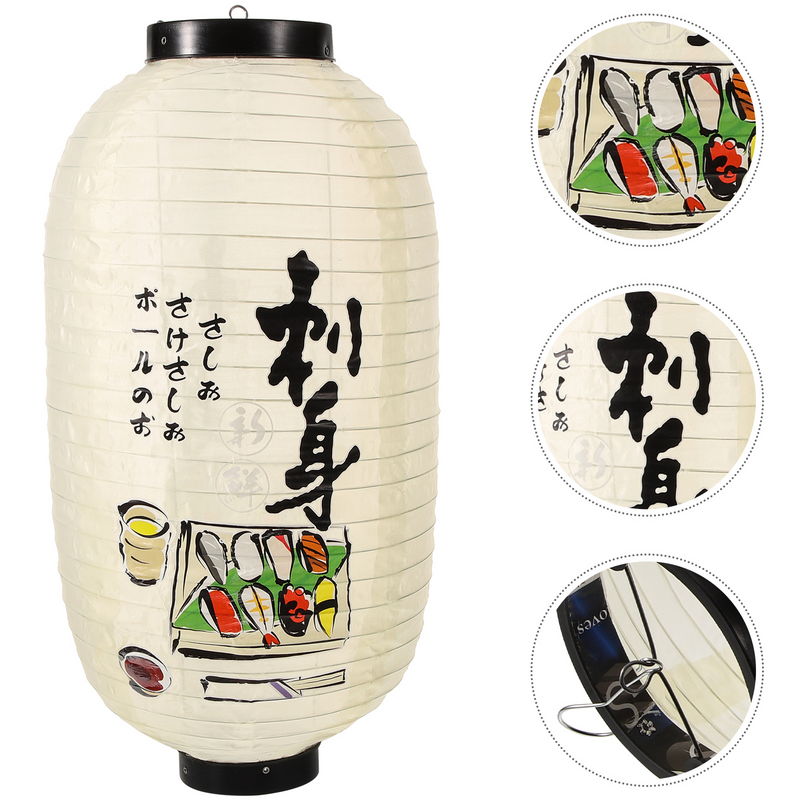 Japanese Decorate Traditional Hanging Decorate Asian Decorate Sushi Restaurant Door Decorate Traditional Lampshade