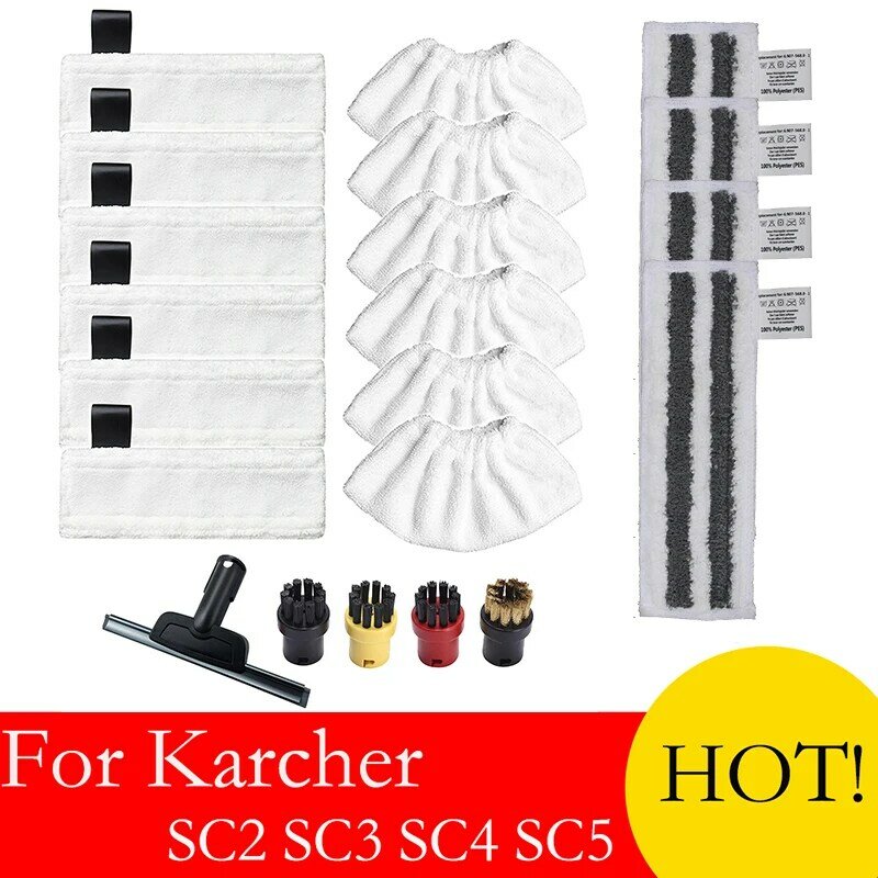 Ścierka do mopa dla Karcher Easyfix SC2 SC3 SC4 SC5 odkurzacz parowy z mikrofibry ubrania podłogowe, dla Karcher akcesoria