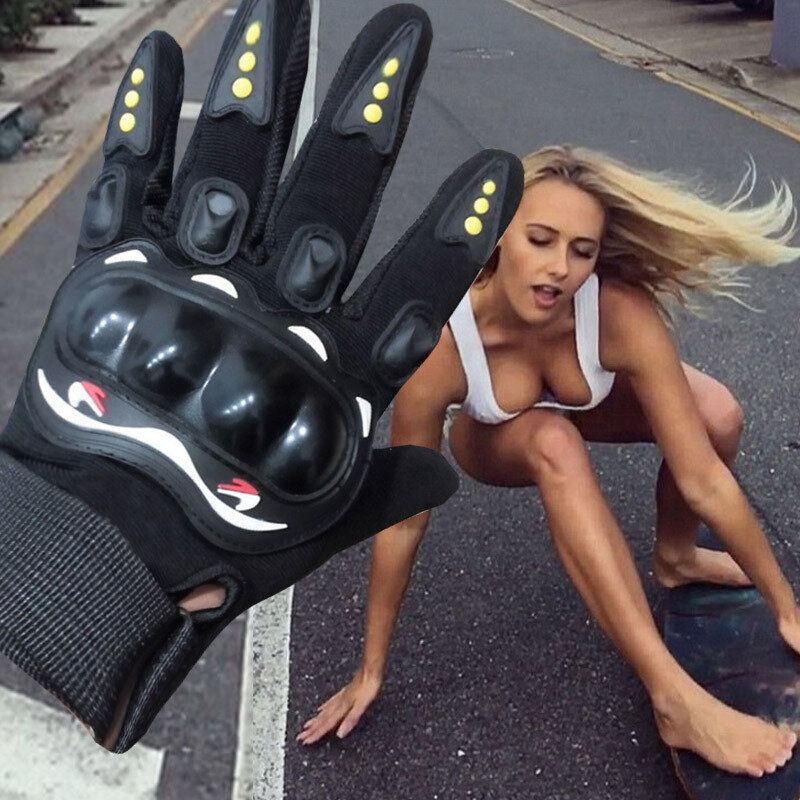 Skateboard Long Board Brake Riding Men's and Women's Anti-fall Long Finger Roller Support Gloves Sports Slider Gloves