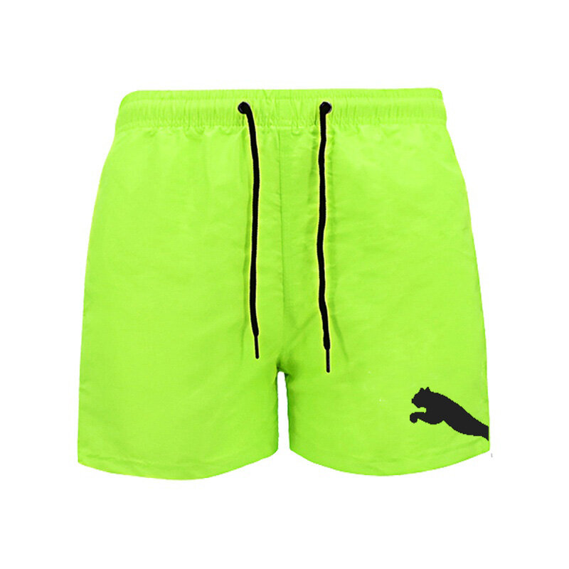 Pantalones de playa para hombre y mujer, shorts deportivos informales con tres puntos de Internet, a la moda, novedad de verano