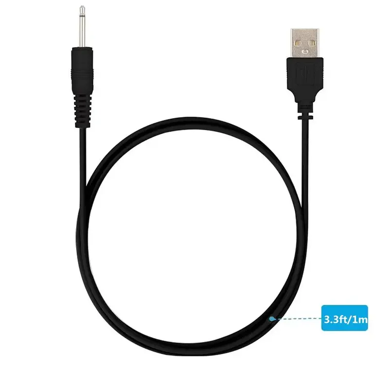 Cable cargador USB DC 2,5 para juguetes de adultos, recargable, accesorios para masajeadores, fuente de alimentación USB Universal