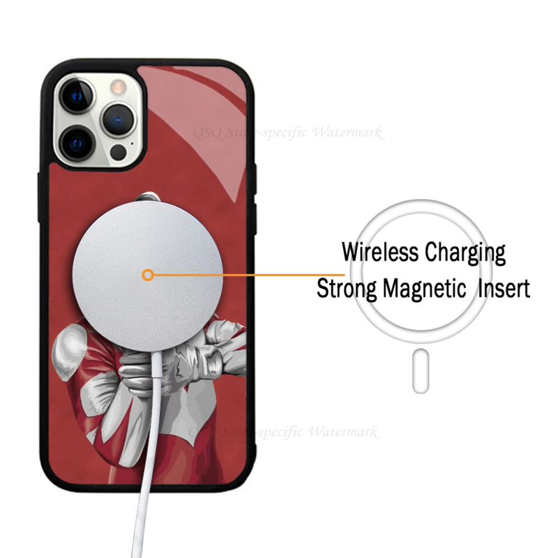 Ultraman Save The World Phone Case Strong Magnetic For IPhone 15 14 13 Pro Max 11 12 Mini Alex Mirror For Magsafe Wireless