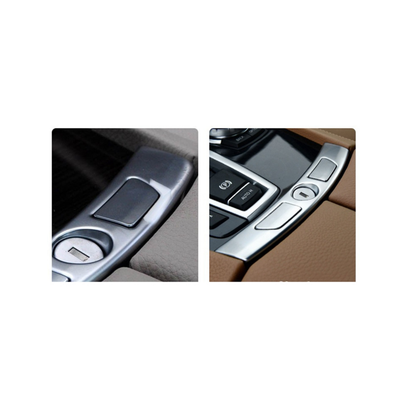 غطاء قفل صندوق مسند ذراع مركز السيارة ، بي دبليو 7 سلسلة F01 F02 F03 F04