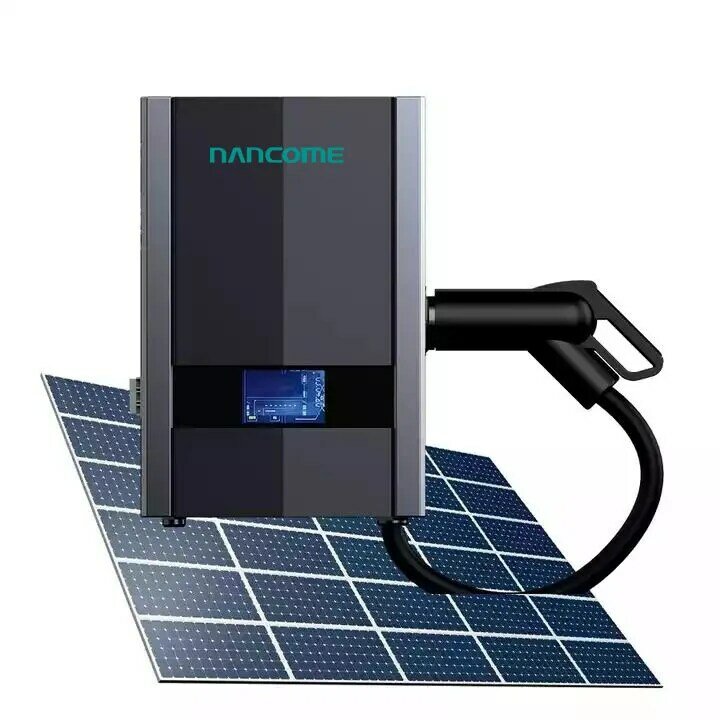 Wallbox solar de carga para coche eléctrico, poste de carga para uso comercial, CC EV, 30kW, 40kW, CCS 2