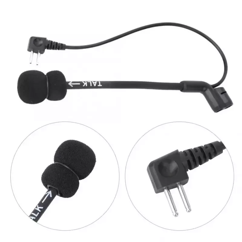 Aksesoris Headset taktis ikat kepala mikrofon & spons Pickup sarung baterai untuk Peltor Comtac iii/C3 Earphone militer anti-noi