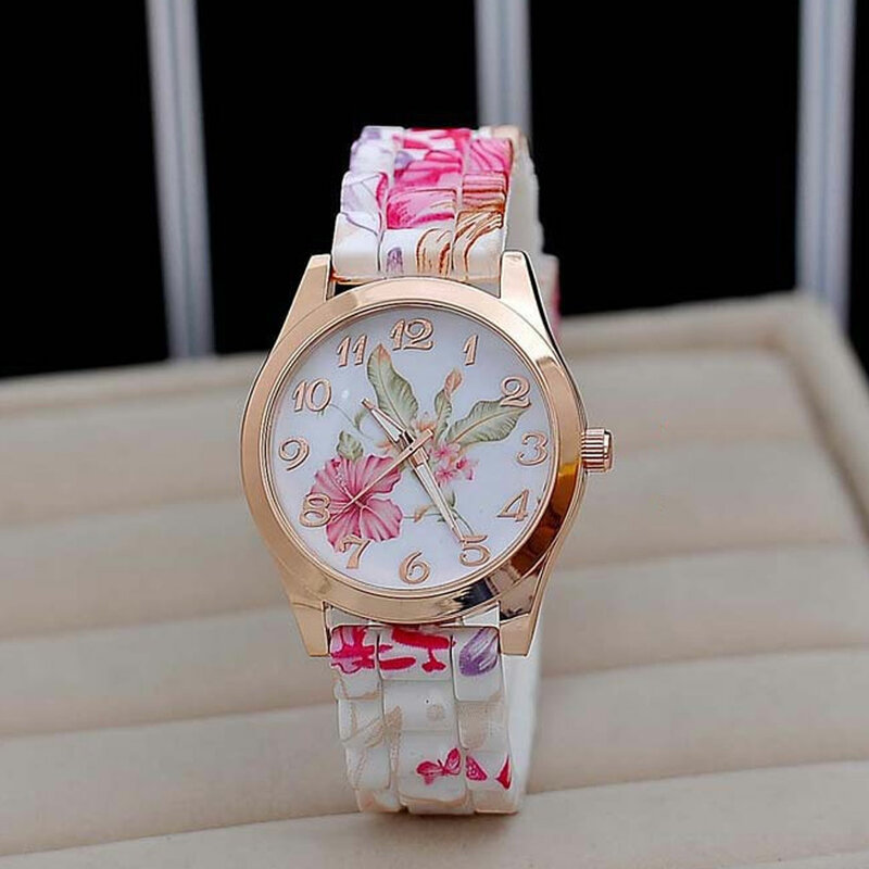 Wrist Watch Watches Adjustable Wristwatch Pointer Clock Silicone Strap