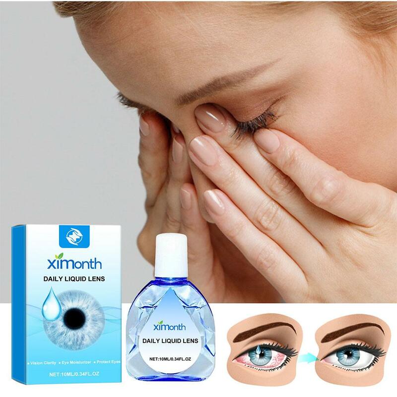 رؤية طول النظر الشيخوخي الجديدة استعادة قطرات العين ، تنظيف العينين ، تدليك العين ، يخفف الحكة ، الاسترخاء ، عدم الراحة ، T5O4