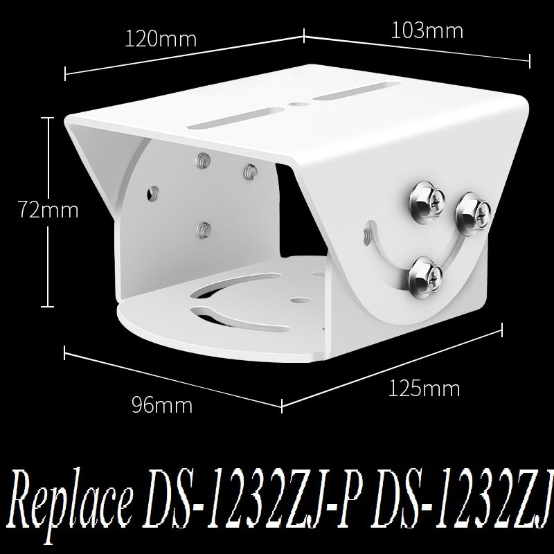 Replace DS-1232ZJ-P DS-1232ZJ Cardan Joint, Steel and Stainless Steel, PT Joint Aluminum Alloy Universal Joint CCTV Camera Mount