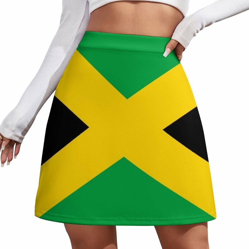 Flagge von Jamaika Minirock Damen stilvolle Röcke Röcke für Frauen