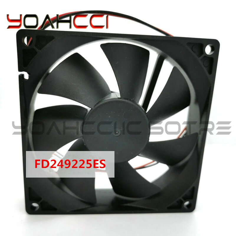 FD249225ES  FD249225ES-N (1piece) Free Shipping 24V 0.27A 2WIRE Cooling fan 92*92*25mm FD249225ES-N 0.24A laptop computer fan