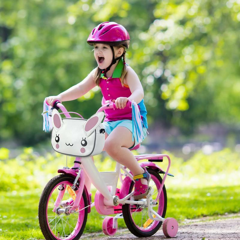 Borsa per bicicletta per bambini borsa per manubrio impermeabile per bicicletta per Scooter per bambini borsa per l'organizzazione del ciclismo di grande capacità per