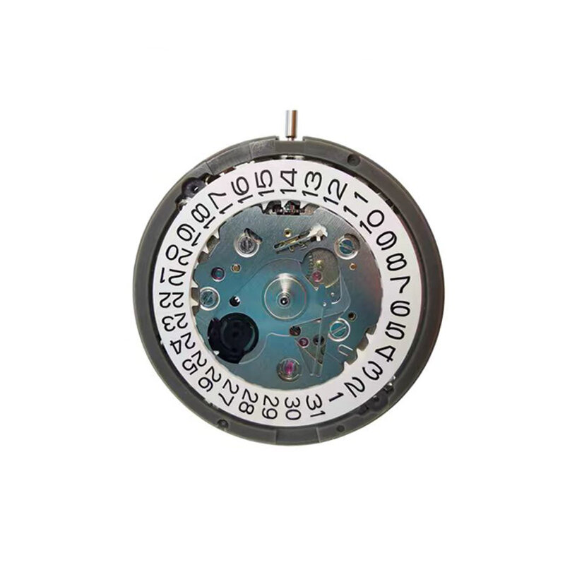 Weißer Kalender japanisch original nh35 automatisches mechanisches Uhrwerk hochpräzise arabische digitale mechanische Uhr Herren uhr
