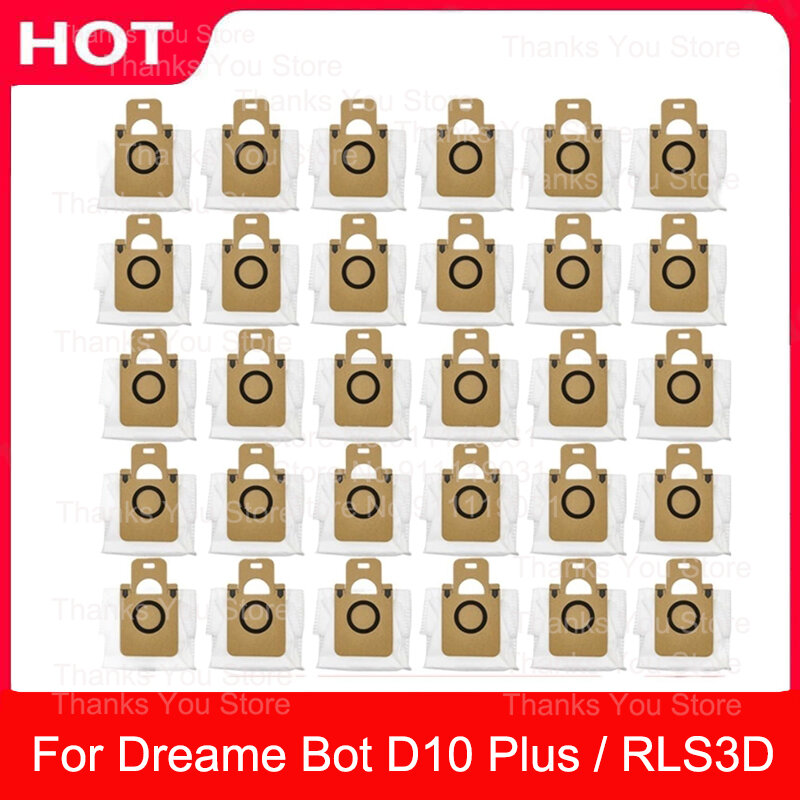 Мешки для пыли для робота-пылесоса Dreame Bot D10 Plus, аксессуары RLS3D, запасные части
