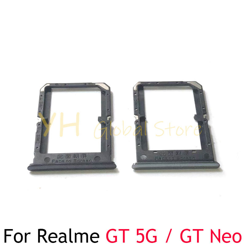 Voor Oppo Realme Gt 5G/Gt Neo Sim Kaart Sleuf Lade Houder Sim Kaart Reparatie Onderdelen