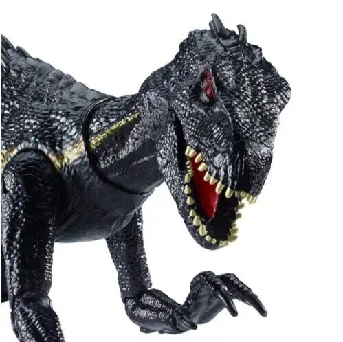 Mainan dinosaurus aktif Indoraptor, panjang 30CM, mainan klasik untuk anak laki-laki, Model hewan, mainan lucu