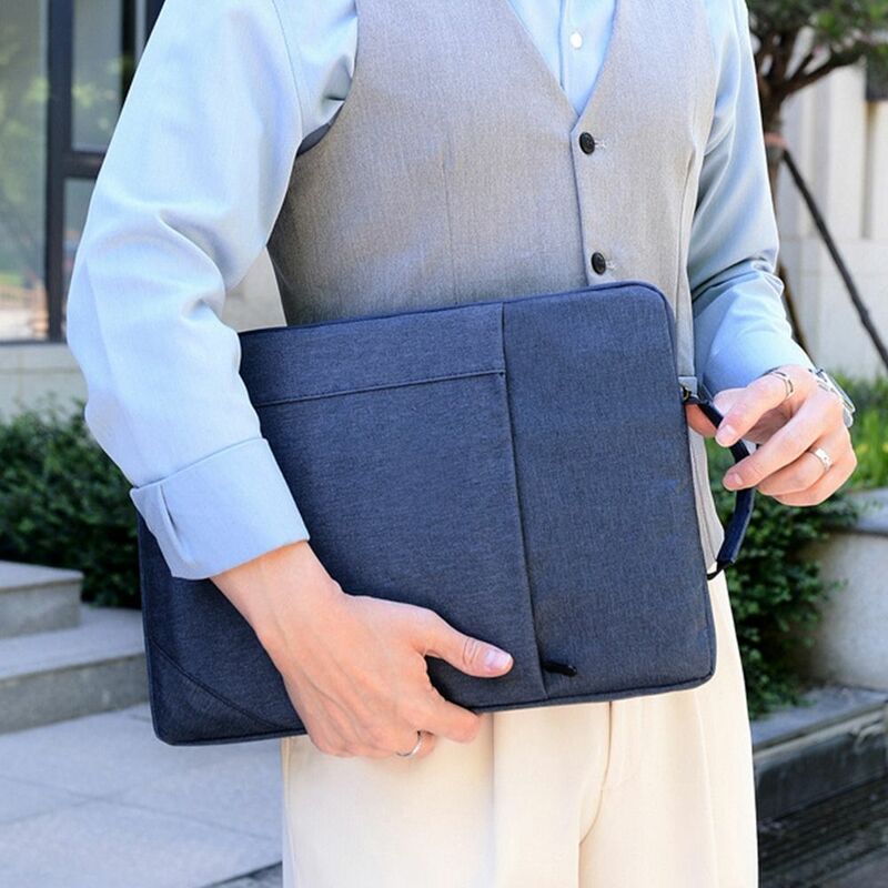 OX tas jinjing banyak kompartemen, kantong dokumen kantor, bisnis, paket Laptop, tas pelindung Laptop