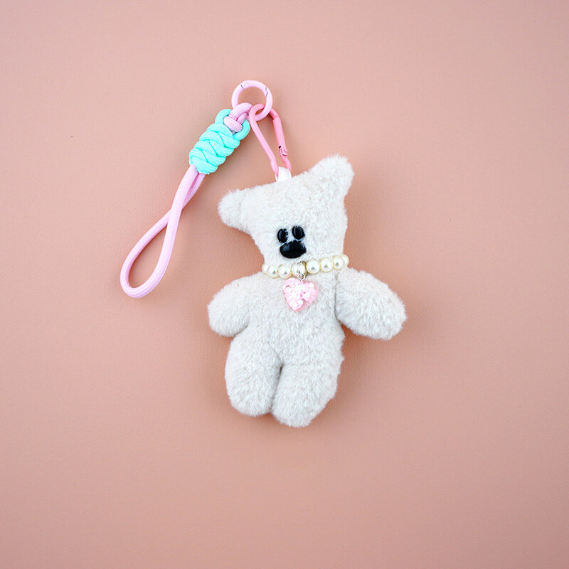 Брелок с медведем, подвеска, мультяшная милая плюшевая кукла, игрушка, кавайная мягкая сумка, подвески, украшения для детей, подарок
