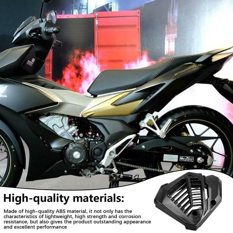 Cubierta de tanque de agua para motocicleta Click150, cubierta de tanque de agua de fibra de carbono para motocicleta, protección elegante y actualización de rendimiento